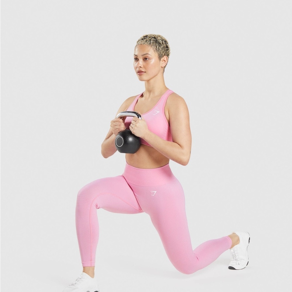 Gymshark Pink Seamless High-Waist Leggings